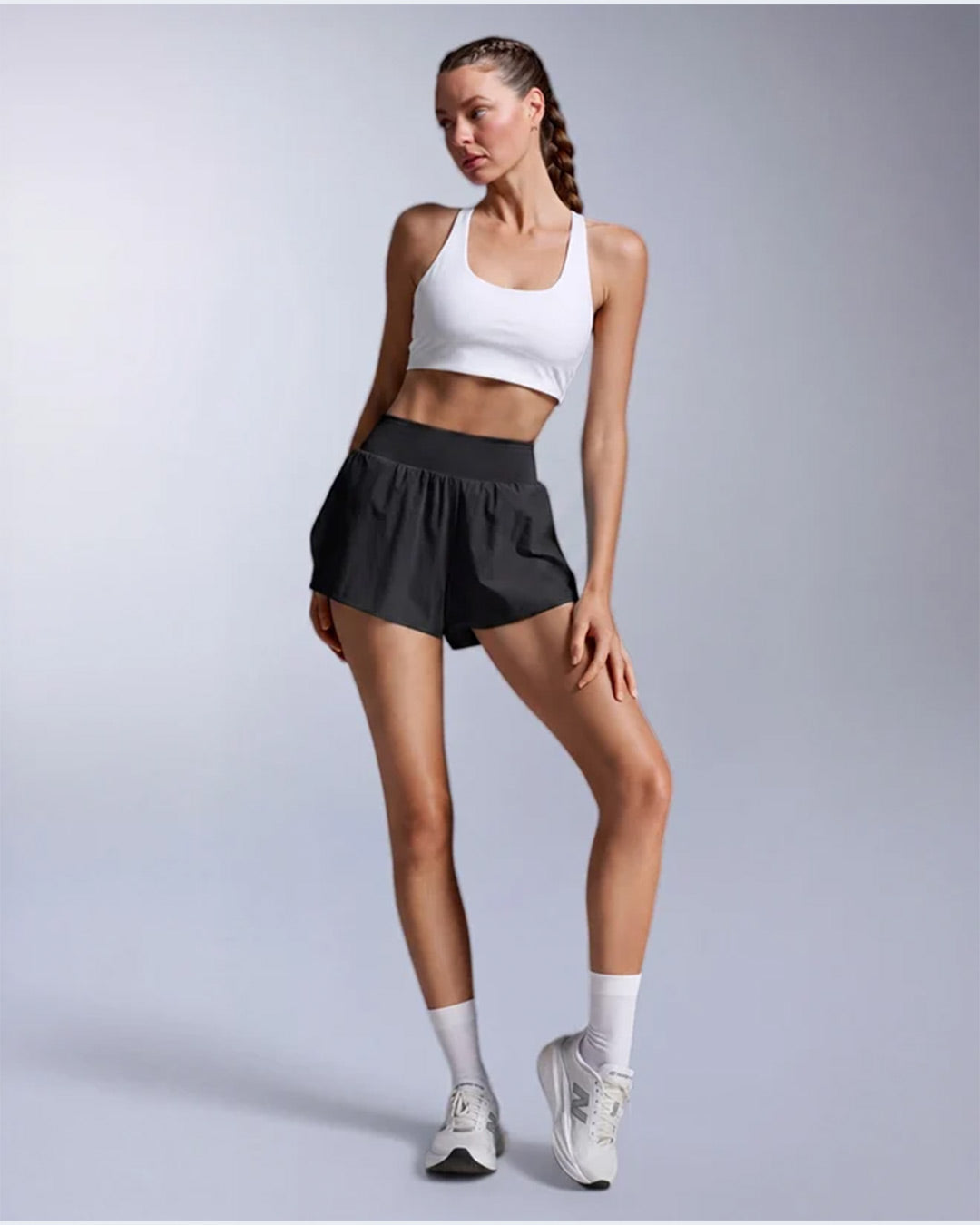 2XU Women's Light Speed Hi-Rise 3inch Shorts - Black/Black Reflective