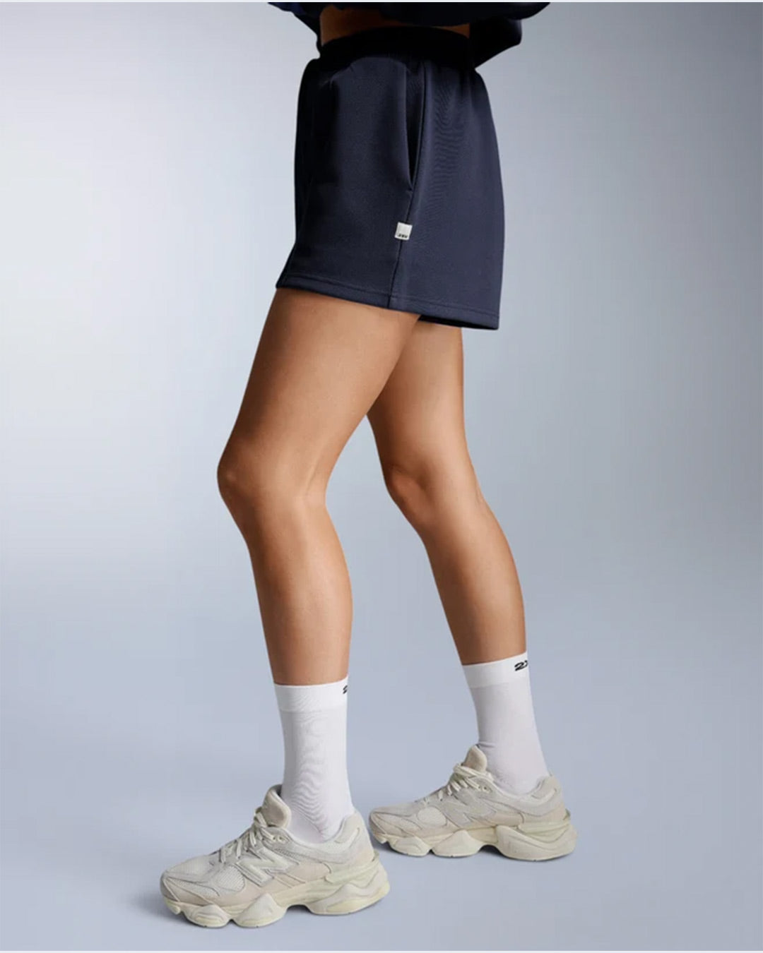 2XU Women's Ribflow Pique Shorts - Midnight/White