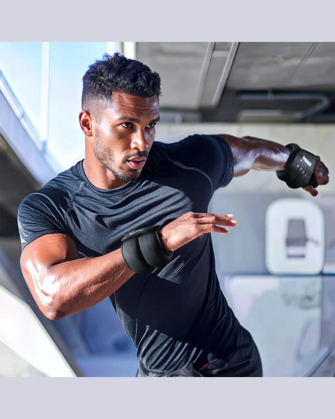 TRNR Wrist Weights 2x1kg - Grey