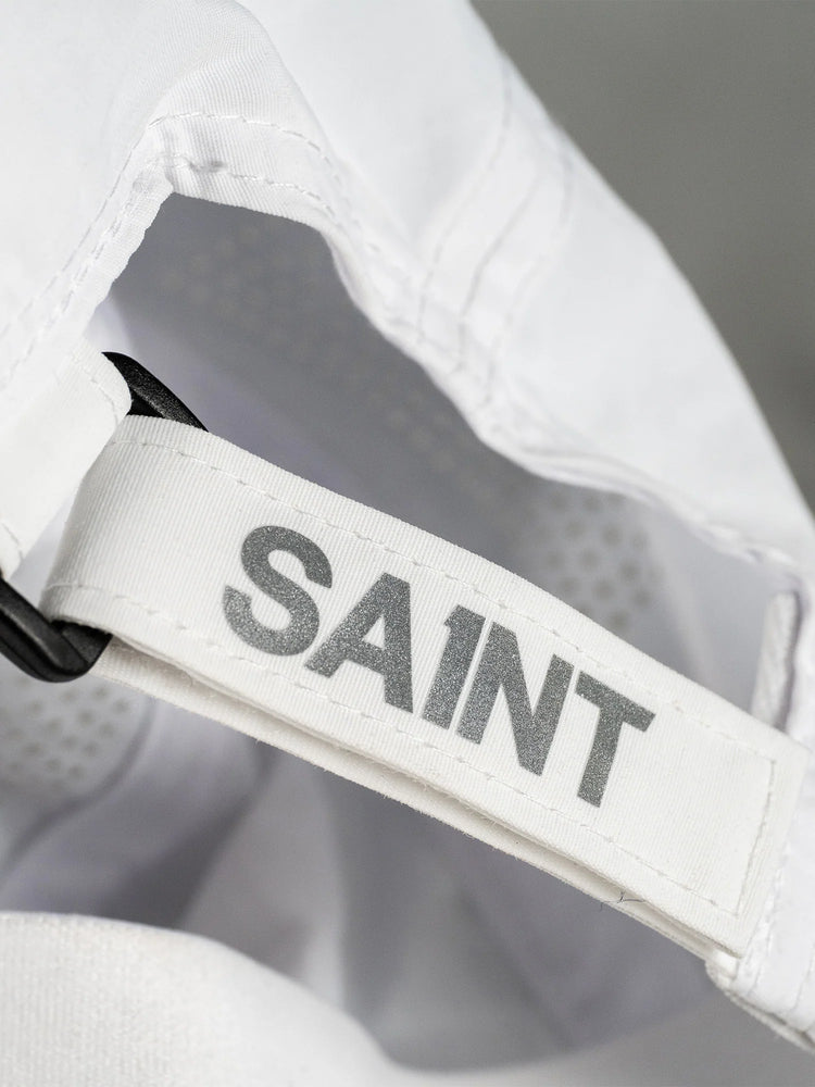 Saint Unisex's Run Cap - White