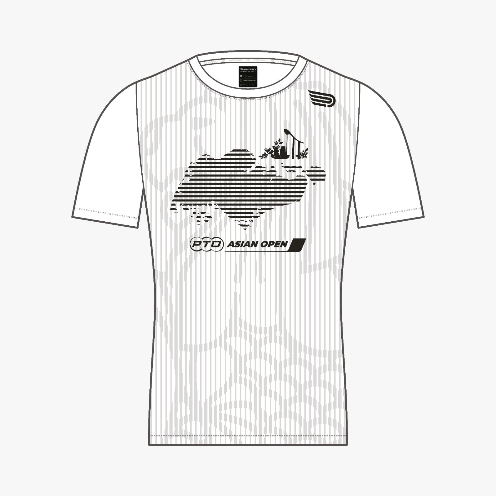 Pressio Perform Unisex Tee - White