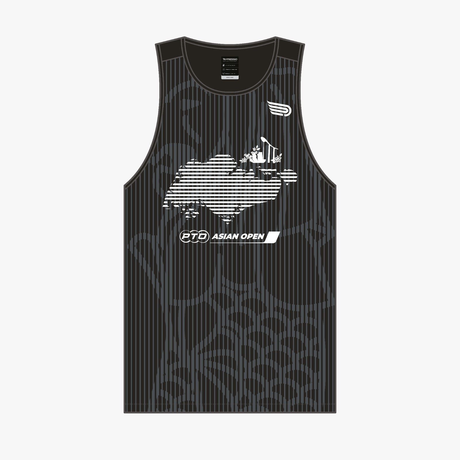 Pressio Men's Perform Singlet - Black
