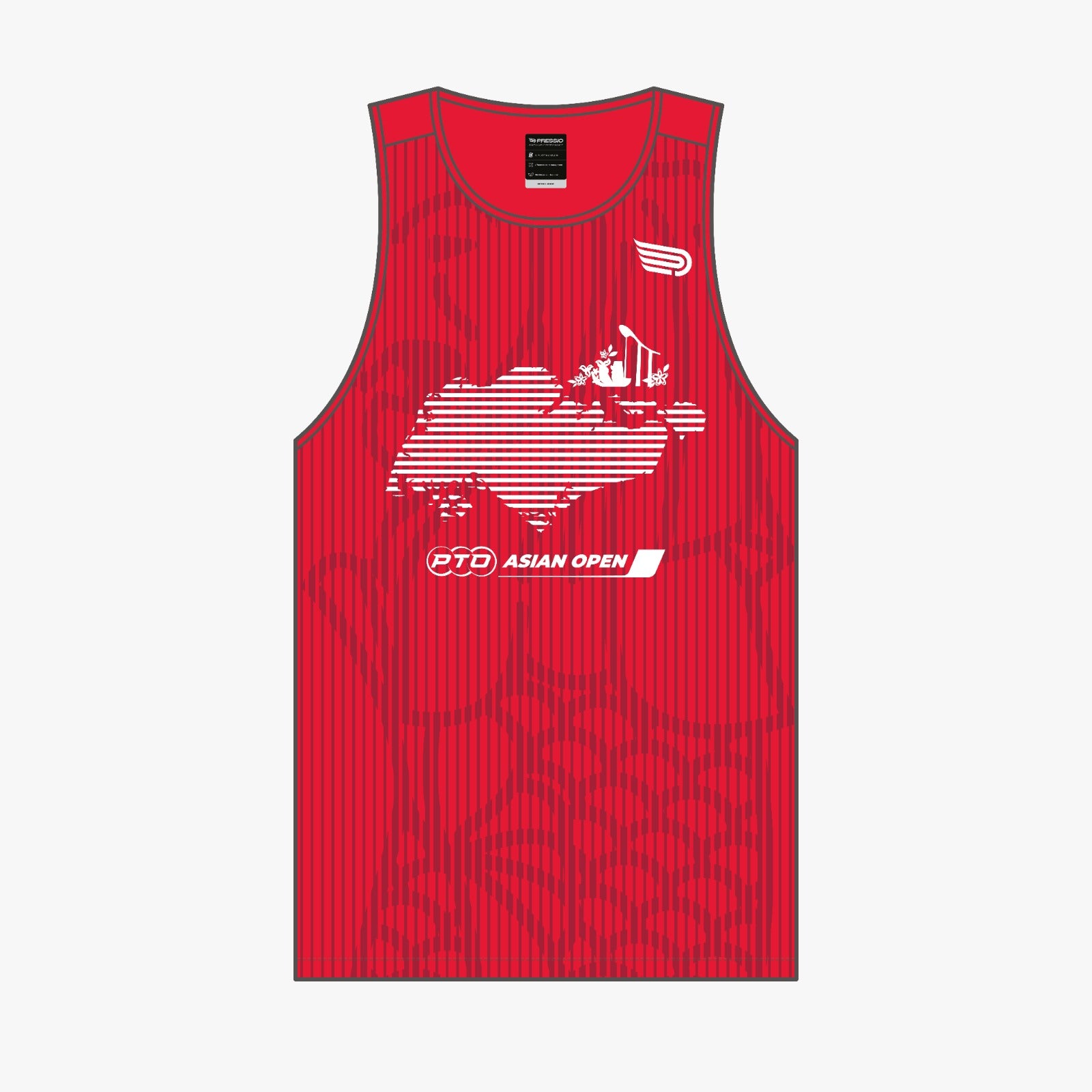 Pressio Men's Perform Singlet - Red