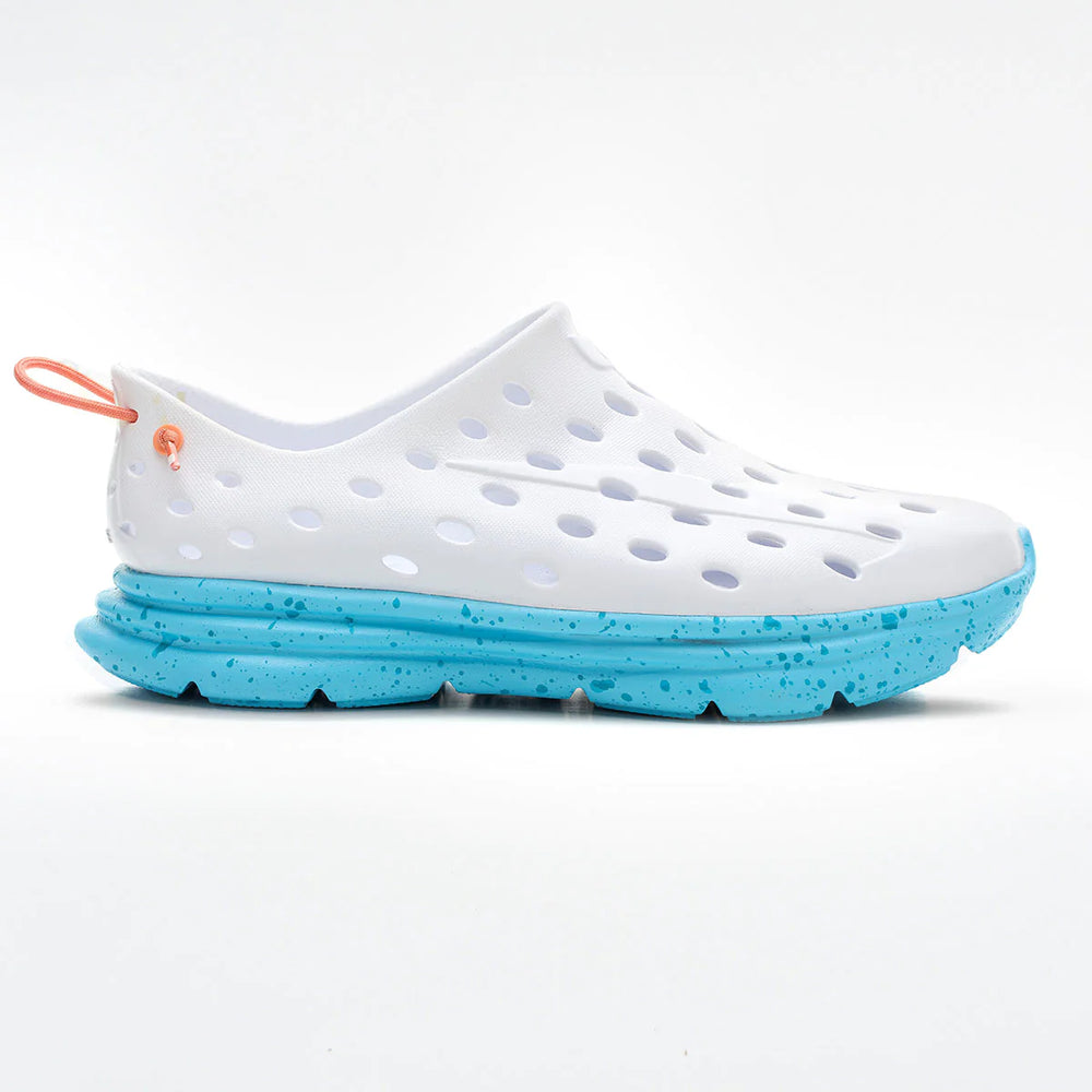 KANE Active Recovery Shoe - White / Pacific Speckle