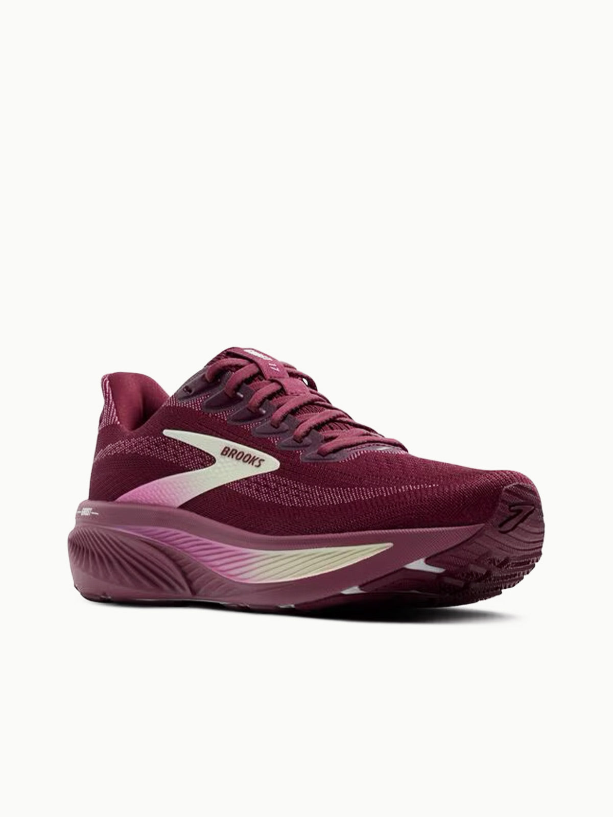 Brooks Women's Ghost 17 - Burgundy/Pink/Green