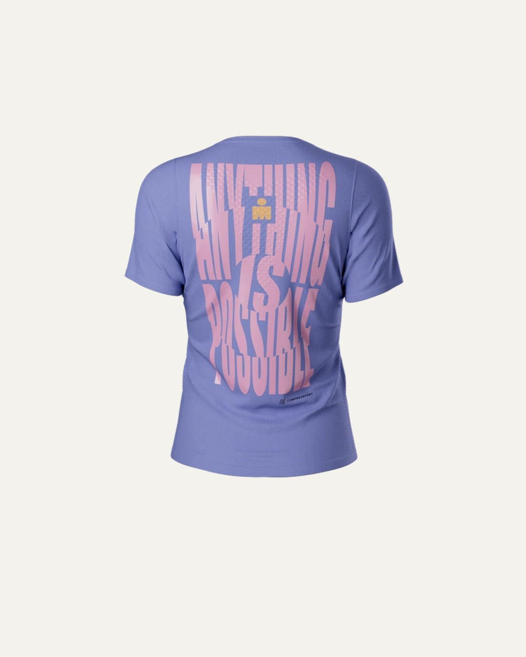 Compressport Women's Training SS Tshirt Ironman 2025 L2 - Jacaranda