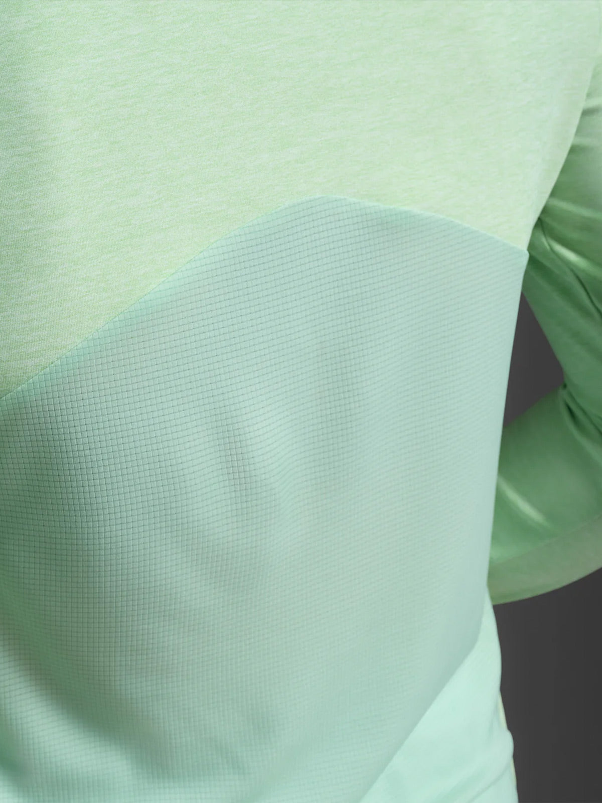 2XU Women's Aero 1/2 Zip - Digital Mint/Digital Mint Reflect