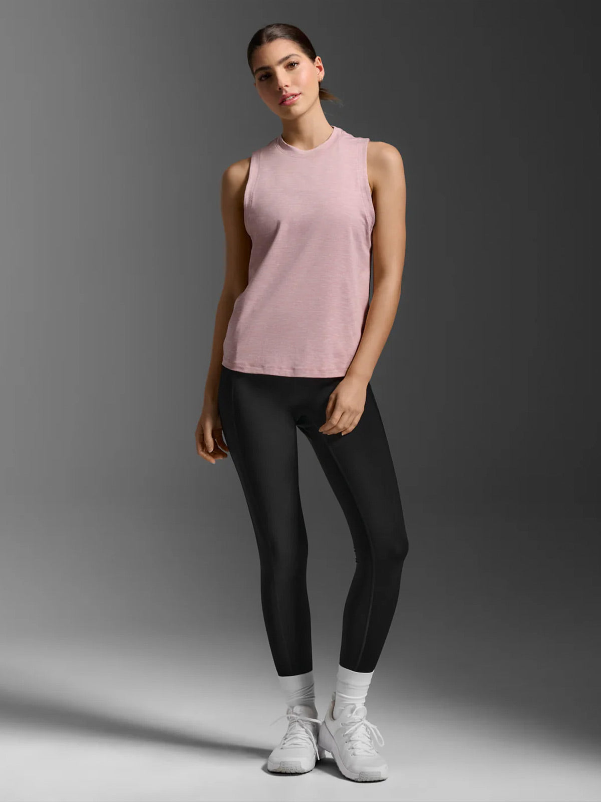 2XU Women's Form Soft Jersey Tank - Cosmetic Pink/Cosmetic Pink