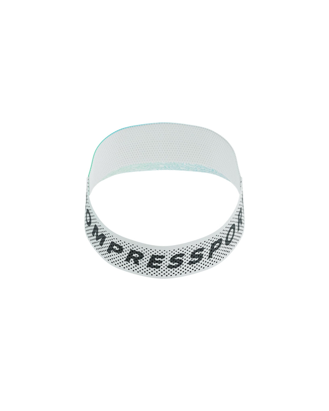 Compressport Unisex's Pro Racing Visor - Star White/Blue Green