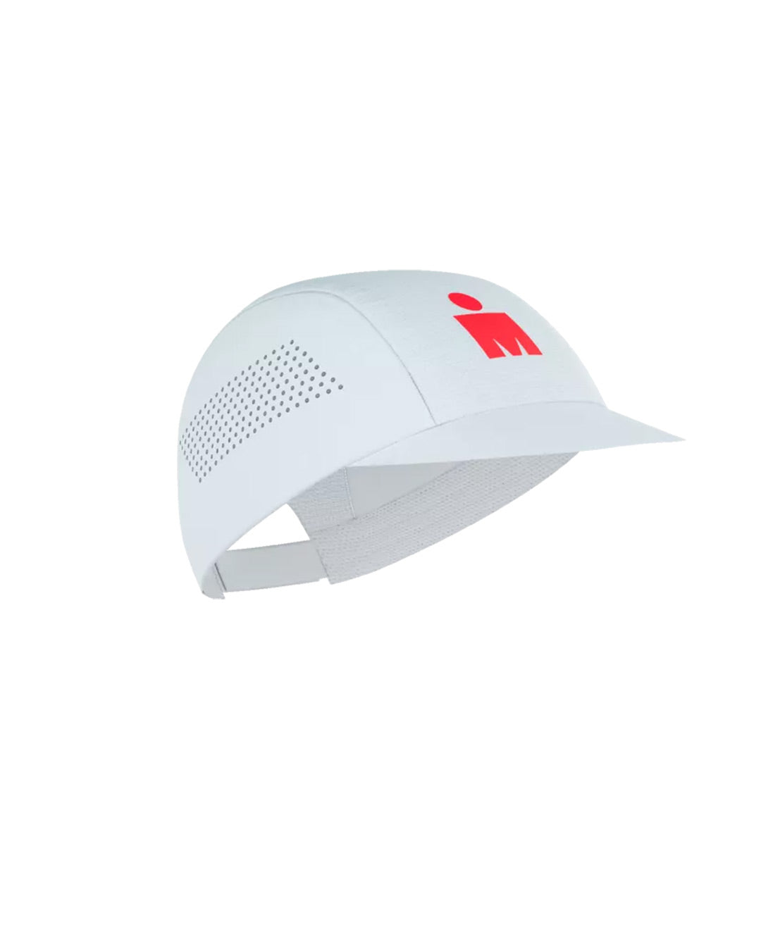 Compressport Unisex's Pro Racing Cap Ironman 2026 - L1 - White/Neon Red