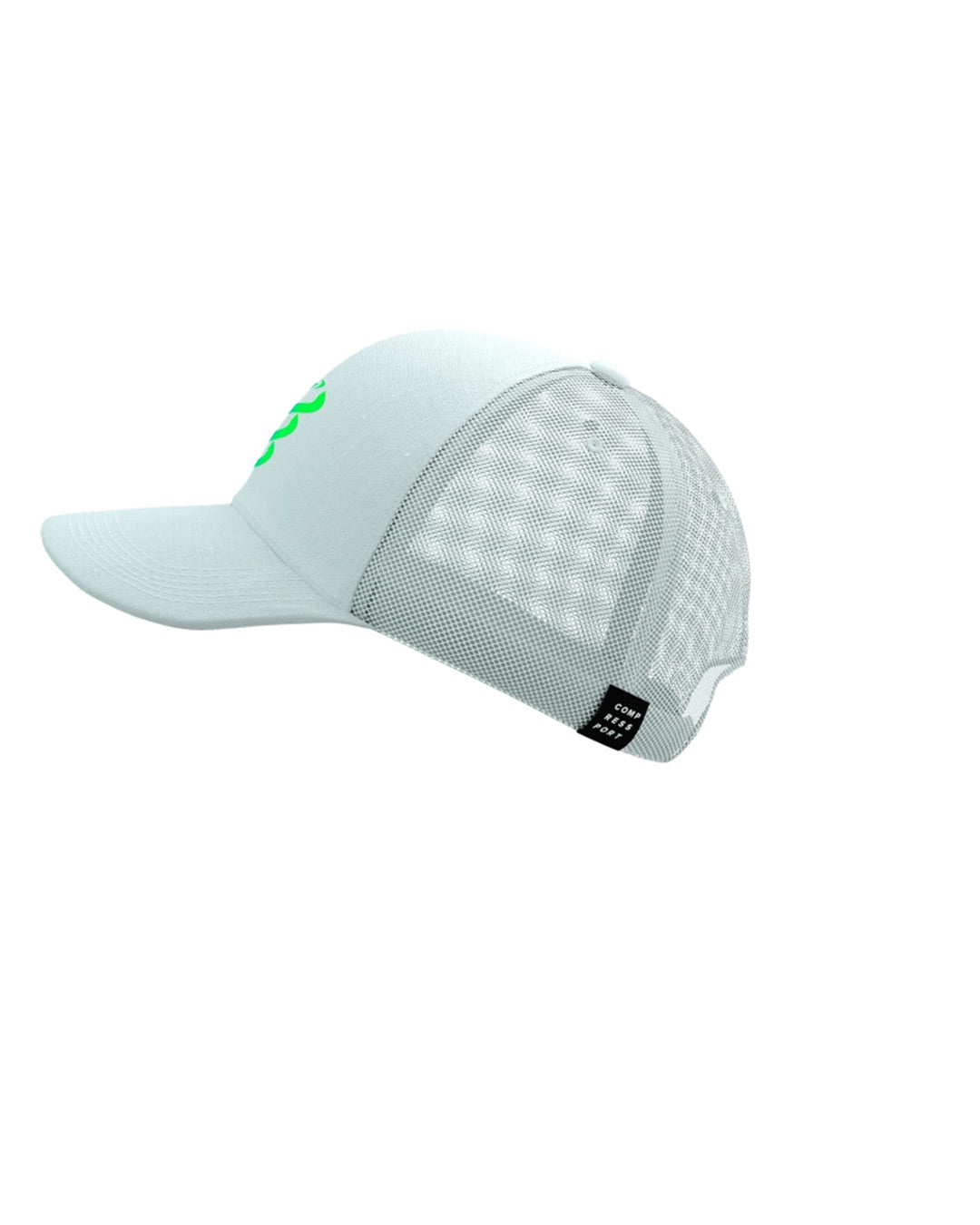 Compressport Unisex's Trucker Cap - Star White/Blue Green