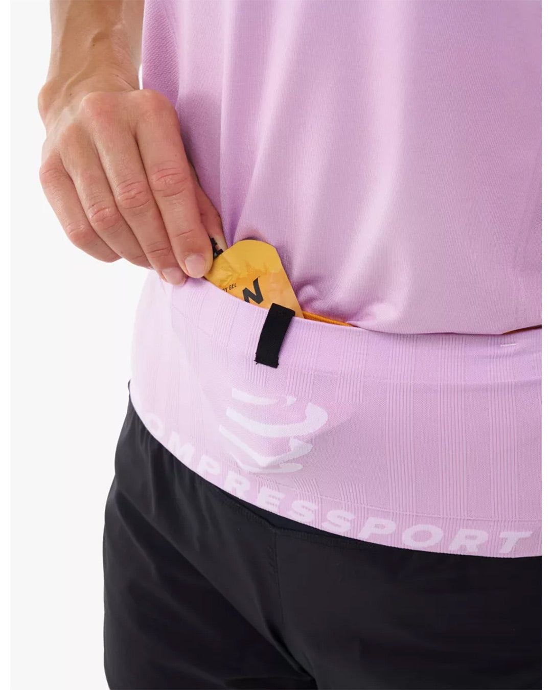 Compressport Unisex's Free Belt 2.0 - Orchid/Apricot
