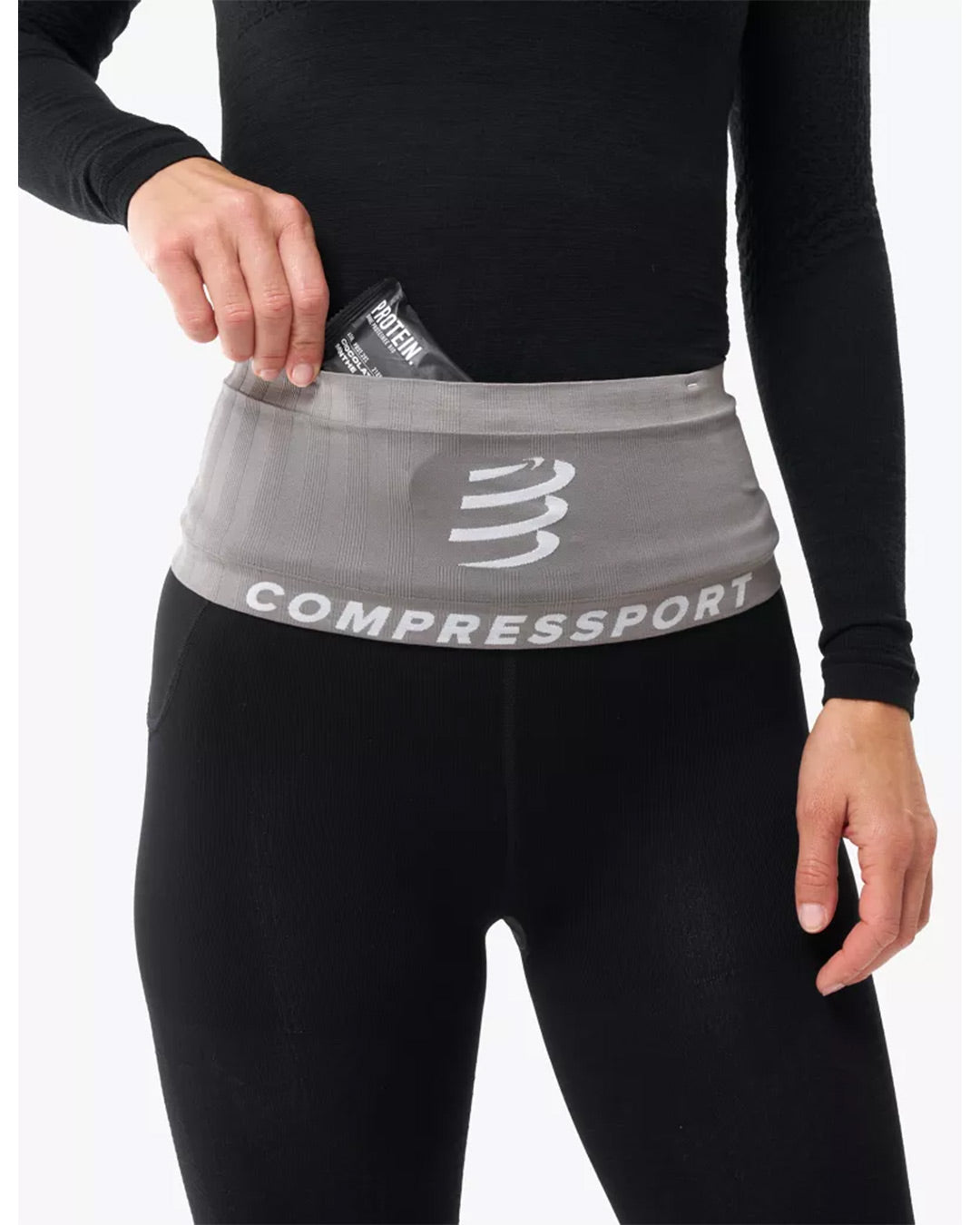 Compressport Unisex's Free Belt 2.0 - Black