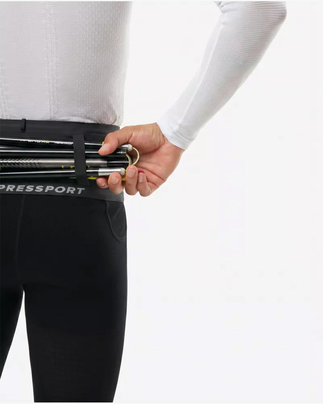 Compressport Unisex's Free Belt PRO - Black/White