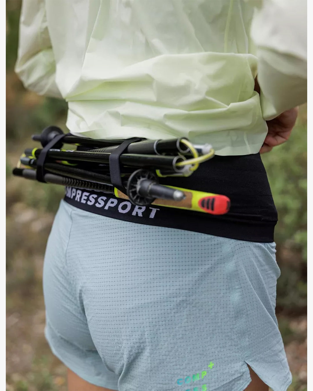 Compressport Unisex's Free Belt PRO - Black/White