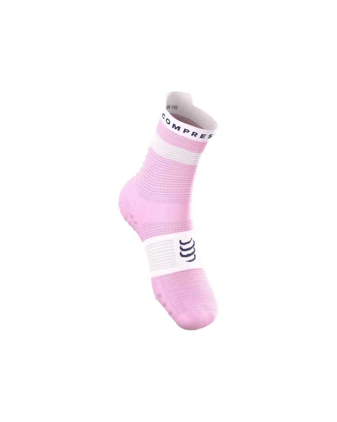 Compressport Unisex's Pro Racing Socks v4.0 Run High - Orchid/White