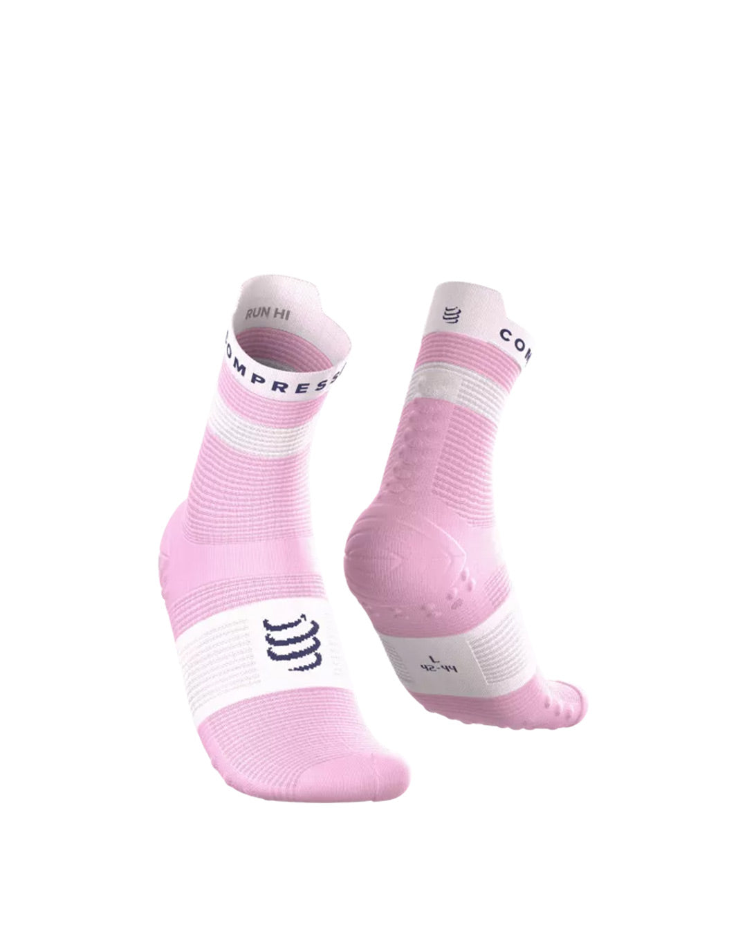 Compressport Unisex's Pro Racing Socks v4.0 Run High - Orchid/White