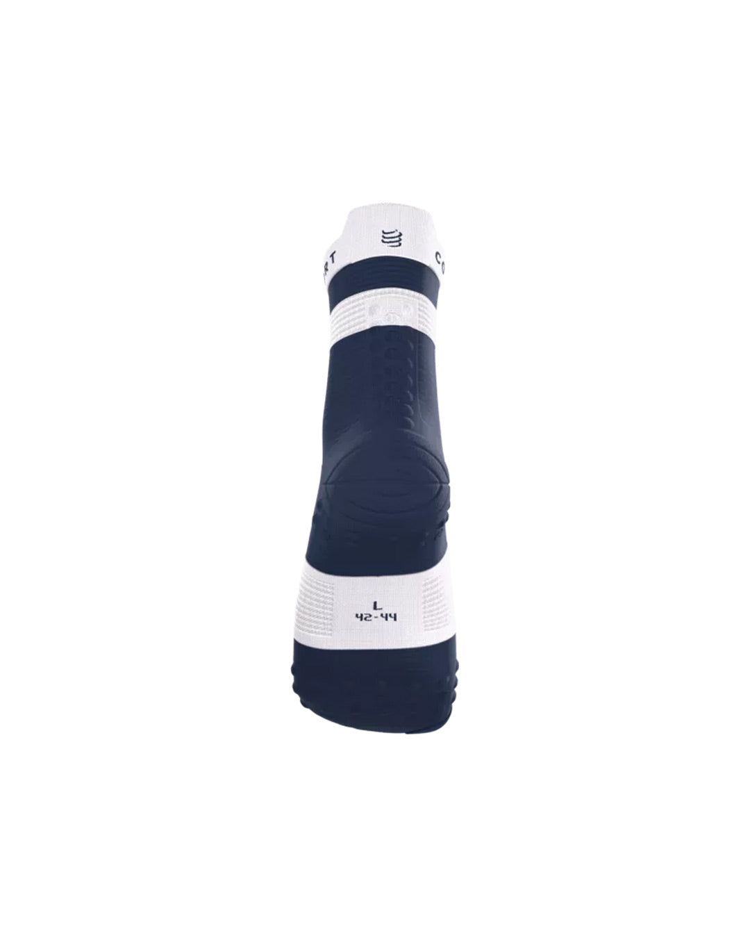 Compressport Unisex's Pro Racing Socks v4.0 Run High - Peacoat/White