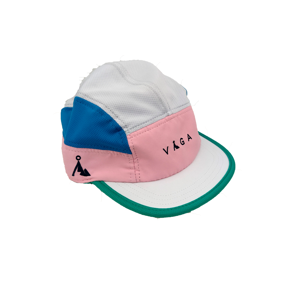 VAGA Club Cap - Ocean Green/White/Pale Pink/Postal Blue