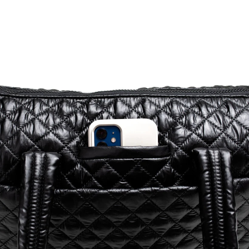 VOORAY Alana Duffel - Quilted Black