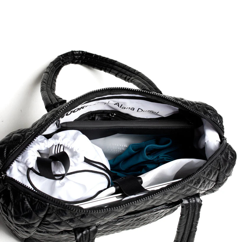 VOORAY Alana Duffel - Quilted Black