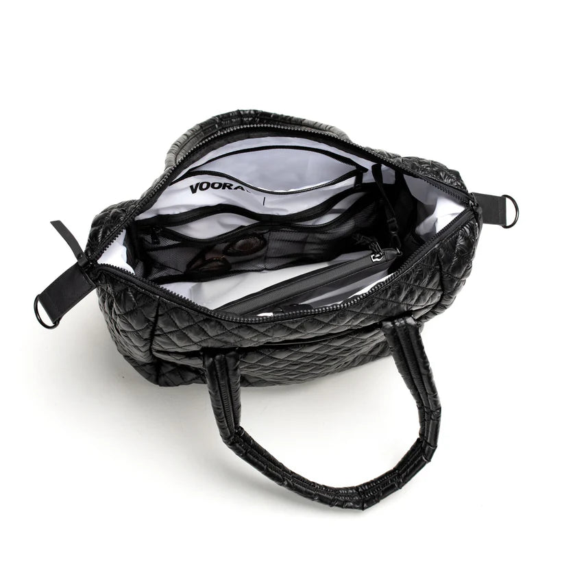 VOORAY Alana Duffel - Quilted Black