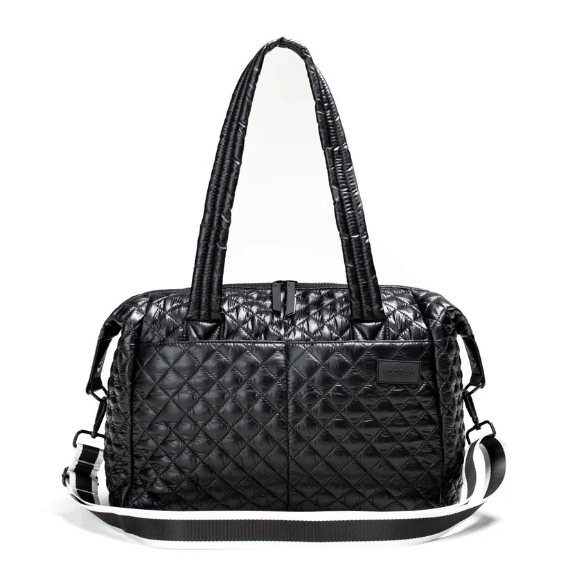 VOORAY Alana Duffel - Quilted Black