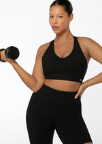 Lorna Jane Amy Maximum Support Sports Bra:Black