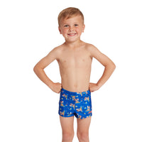 ZOGGS Boy's Hip Racer Kids - Hippo Print