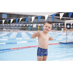 ZOGGS Boy's Hip Racer Kids - Hippo Print