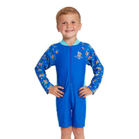 ZOGGS Kid Boy's Long Sleeve All In One - Hippo Print