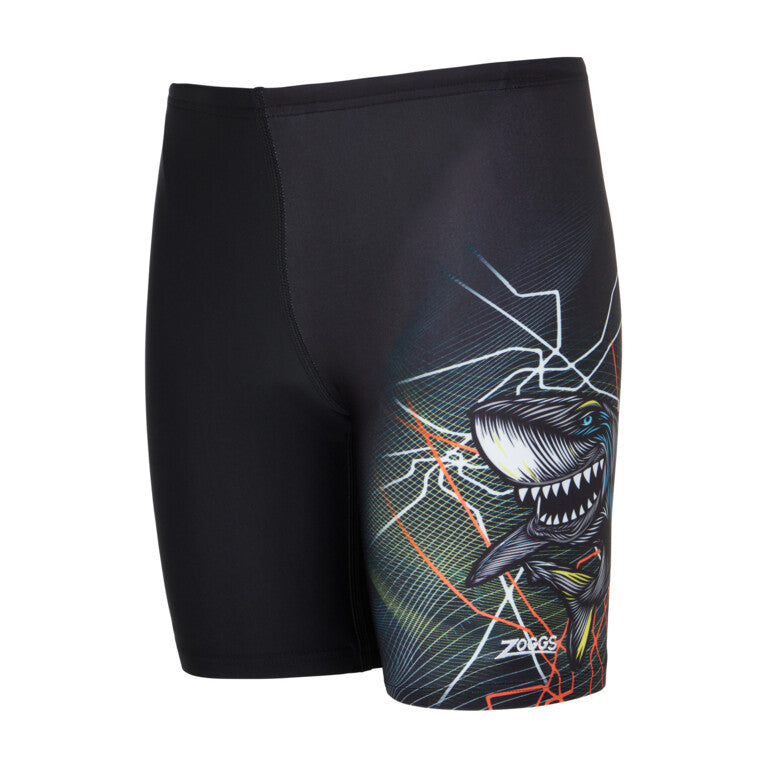 ZOGGS Boy's Mid Jammer - Shark Break Print