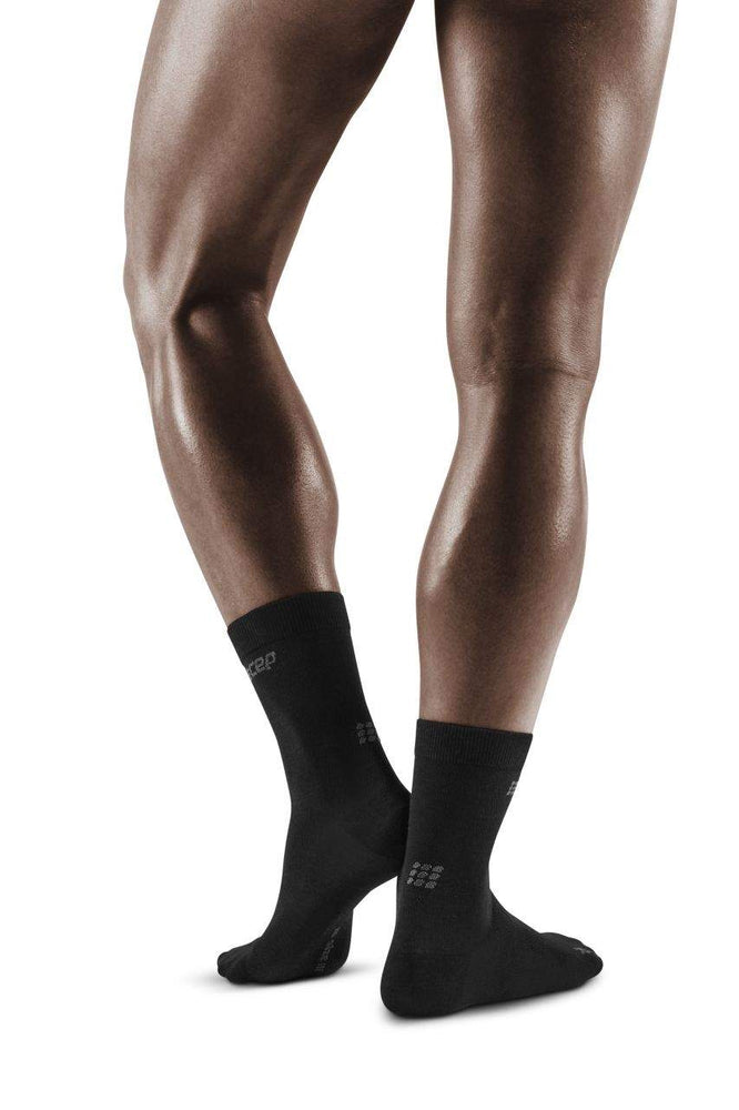 CEP Men's Allday Recovery Mid Cut Socks - Anthracite