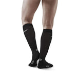 CEP Men's Infrared Recovery Socks Tall - Black/Black