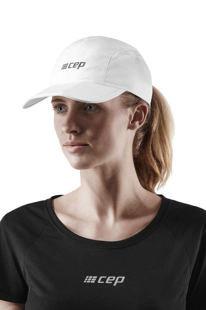 CEP Unisex's Running Cap - White