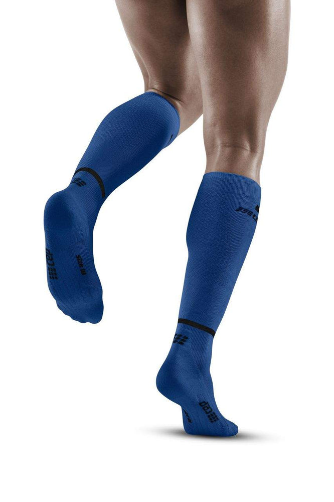 CEP Men's The Run Socks Tall v4 - Blue