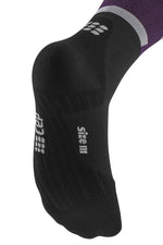 CEP Women's The Run Socks Mid-Cut v4 - Violet/Black