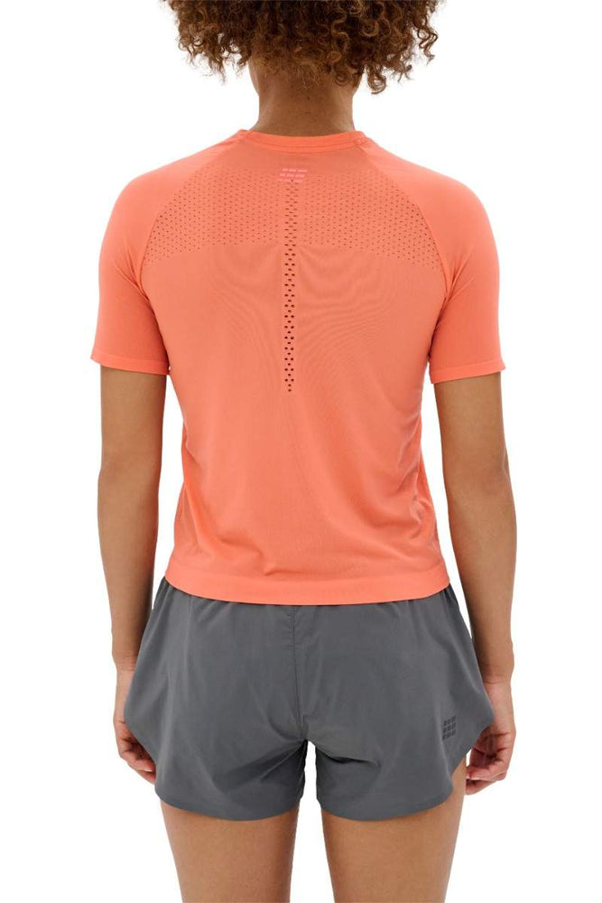 CEP Women's Ultralight Seamless Shirt Short Sleeve v2 - Coral