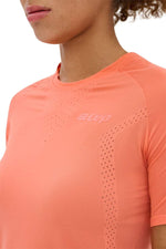 CEP Women's Ultralight Seamless Shirt Short Sleeve v2 - Coral