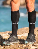 Compressport Unisex's Full Socks Run - Black