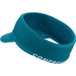 Compressport Unisex's Spiderweb Headband ON/OFF - Mosaic Blue