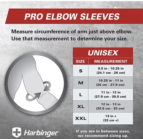Harbinger Pro Elbow Sleeve 4mm - Black