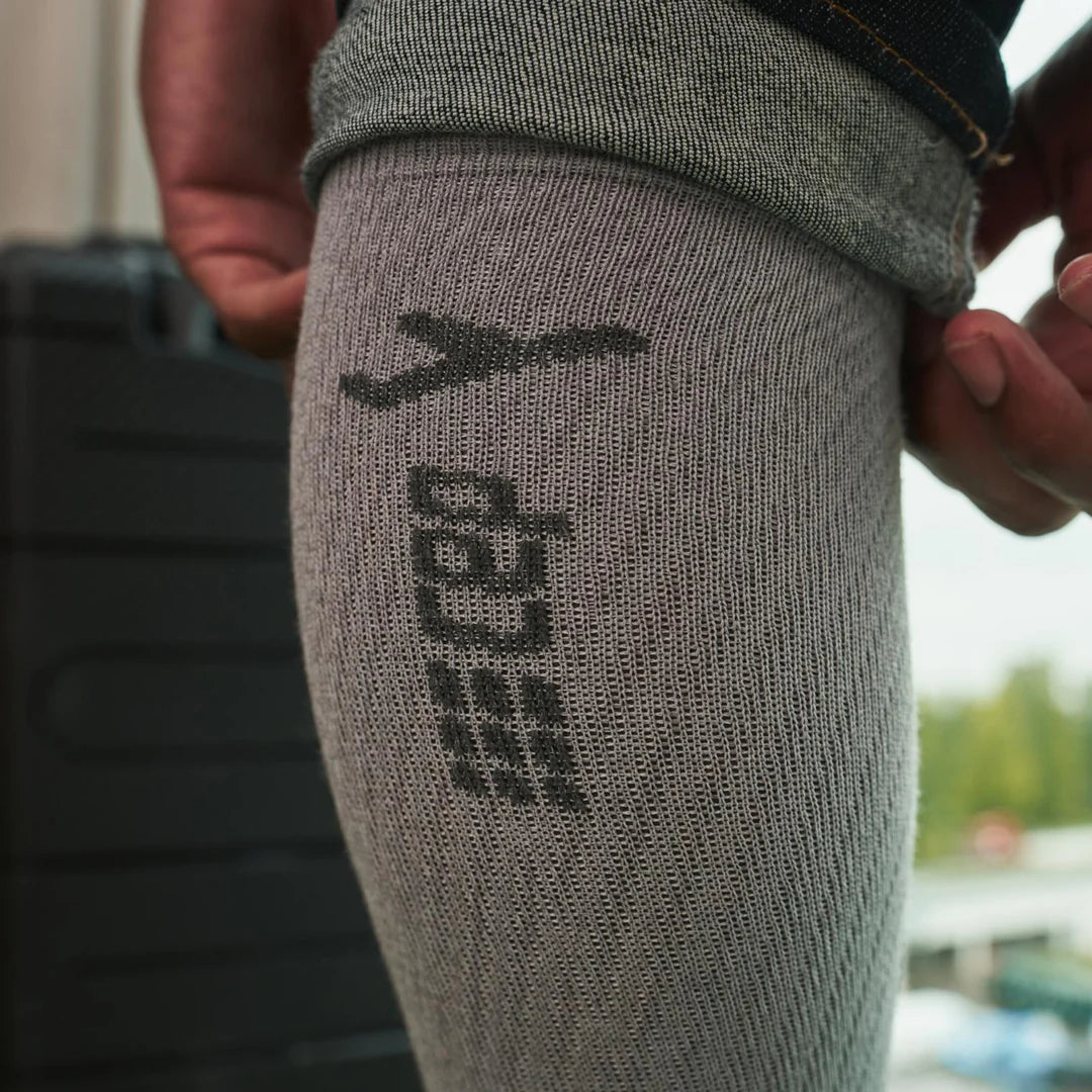 CEP Men's Flight Socks Tall - Light Grey