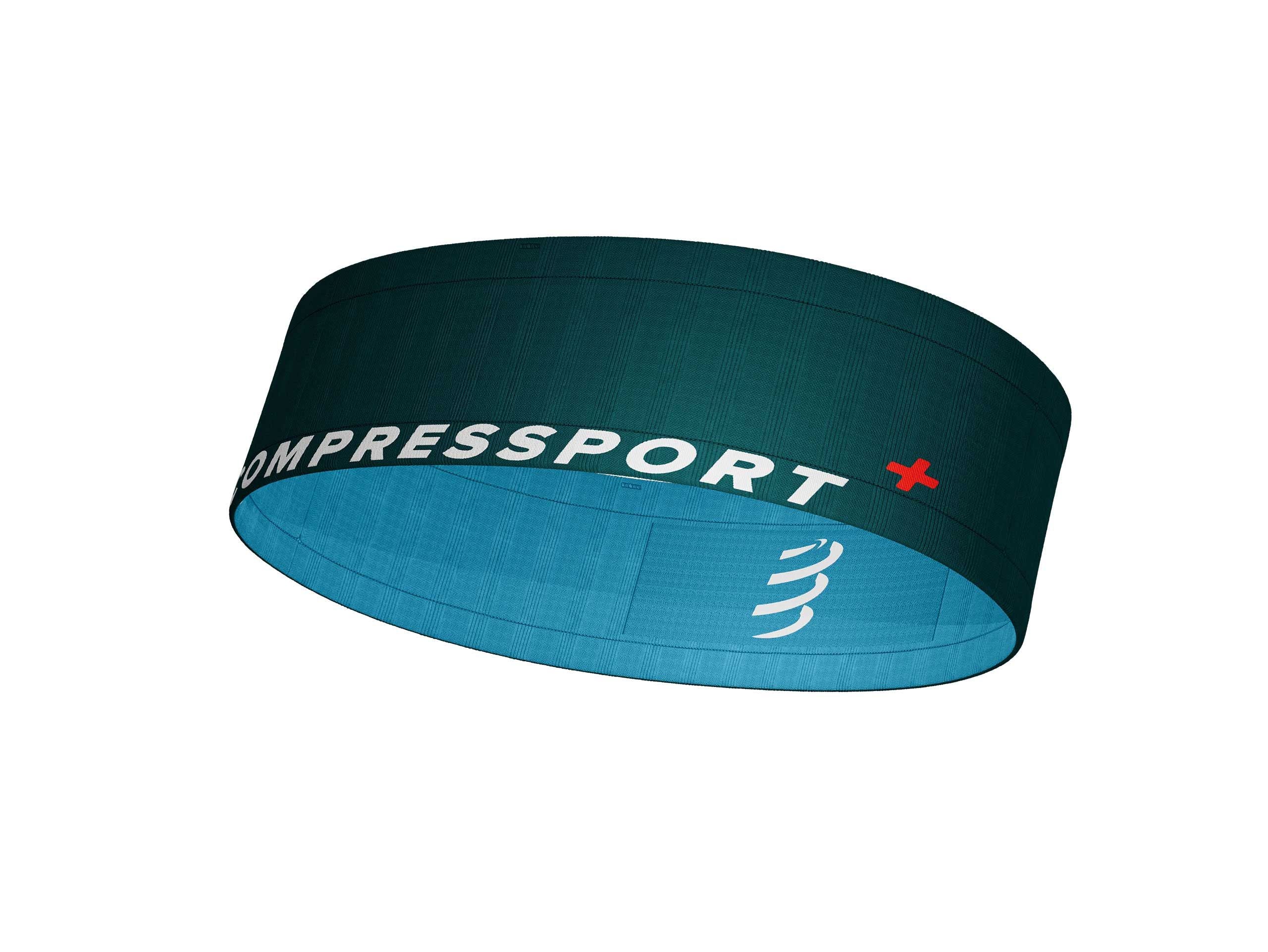 COMPRESSPORT Unisex's Free Belt - Shaded Spruce/Hawaiian Ocean