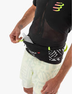 Compressport Unisex's Free Belt Pro - Black/White Print