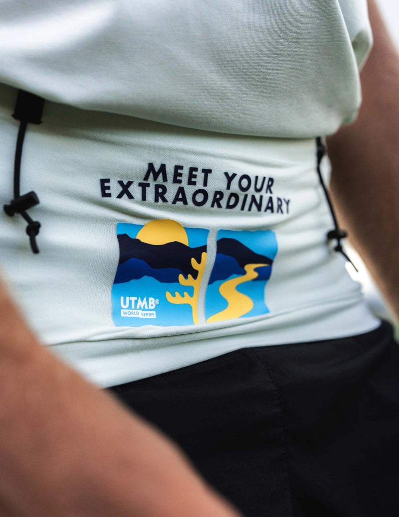 Compressport Unisex's Free Belt Pro UTMB 2025 L1 - Ice Flow