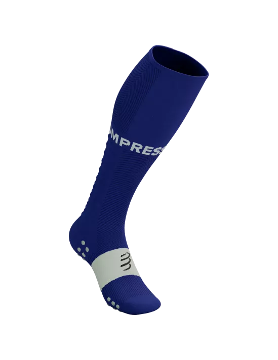 Compressport Unisex's Full Socks Run - Dazz Blue/Sugar