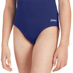 ZOGGS Girl's Cottesloe Sportsback - Navy