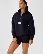 Lorna Jane Clubhouse Monogram 1/2 Zip - Midnight Blue