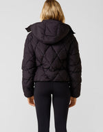 Lorna Jane Winter Warmth Recycled Puffer Jacket - Midnight Blue